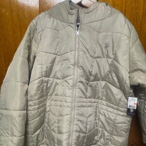Champagne US Polo 3X puffer jacket